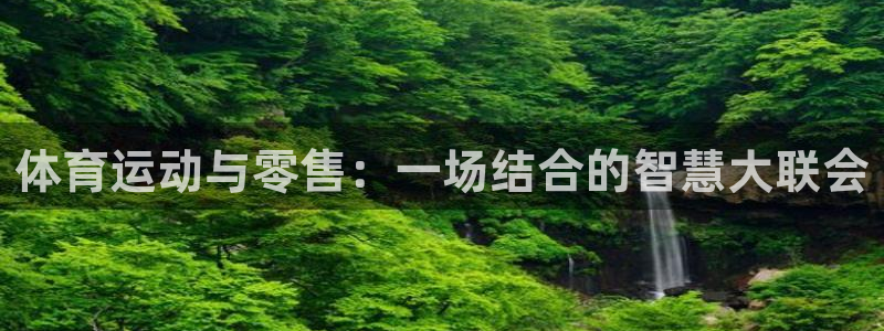 3377体育app下载安装：体育运动与零售：一场结合的智慧大联会